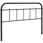 Modway Serena Queen Steel Headboard - Brown-Cottage Style Headboard