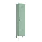 Manhattan Comfort Naomi Modern Accent and Storage Cabinets - Green - Set of 2-15.8" L x 31.5" W x 72.8" H