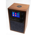 Grace Digital Mondo Elite Alto Smart Internet Radio - Bluetooth - Walnut-Up to 7 individual escalating volume alarms; Wake to one of 8 buzzer options, any of your 100 station presets, or USB thumb drive