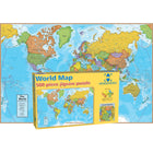 Round World Products World Map Jigsaw Puzzle, 500 Pieces (RWPHMP01)-Puzzle