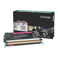 Lexmark X746 Magenta Return Program Toner Cartridge (X746A1MG)-Magenta