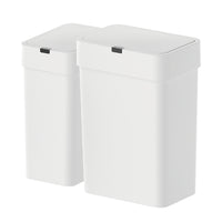 Elpheco PureSense-F Sensor Garbage Can Set - 2-Piece (9L & 15L) -  White-Room Type: Bathroom, Bedroom, Office, RV, Nursery, Dorm