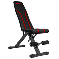 Soozier Foldable Workout Bench-Six-level back and four-level seat for a customizable workout