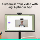 Logitech 960-001257 C920S HD Pro Webcam-Stereo audio with dual mics