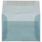 JAM Paper 4Bar A1 Translucent Vellum Invitation Envelopes - 3.625" x 5.125" - Ocean Blue - 25 Pack (1591614)-Size: 4bar A1 (3.63 x 5.13 inches)