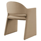Modway Talia Performance Velvet Dining Armchair - Taupe-Arrives Fully Assembled