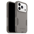 OtterBox Commuter Compatible with MagSafe Case with Camera Control for iPhone 17 Pro - Cottonwood Glen Brown-Port covers block dust and dirt
