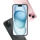 Apple iPhone 15 Plus 6.7" Super Retina XDR - 128 GB - Black - Unlocked-Next-Generation Portraits: Capture portraits with dramatically more detail and colour. Just tap to shift the focus between subjects - even after you take the shot
