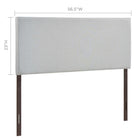 Modway Region Upholstered Fabric Full Headboard - Sky Grey-Elegant, expansive design