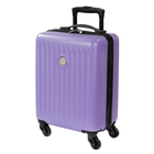 Pep Rally 19.25" Kids Hardside Carry-on Luggage - Blue-Interior pocket with tightening straps to keep content organized and in place