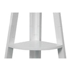 kieragrace Providence Bailey Corner Shelf - White, 5-Tiered, Matte Finish-Design: the corner shelf is designed in a contemporary, elegant style with 5 tiers which provides extra storage space for your favorite decorative pieces or essential items