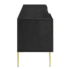 Modway Alchemist 72" TV Stand - Black Gold-Cable Management Holes