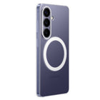 Samsung Galaxy S26 Clear Magnet Case - Transparent-Built-in magnets in the Clear Magnet Case help align your Galaxy S26 for wireless charging