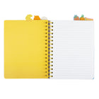Moments Of Joy 6-Tab Notebook - 144 Sheets - Fruits-Spiral bound design lays flat for comfortable writing and note-taking