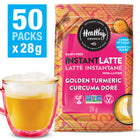 Healthy Crunch Golden Turmeric Instant Latte  - 28g - 50 Pack-Dairy-free