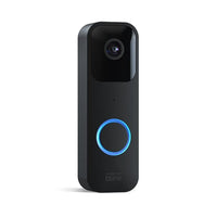 Amazon Blink Video Doorbell - Black-Answer your door no matter where you are from your smartphone with 1080p HD day and infrared night video and two-way audio.