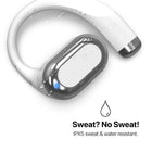 MyBat Design Lab Open-Ear Earbuds - XL - Paw Prints & Hearts -  White-Sweat/Water-Resistant - Durable against sweat and light moisture-great for active use