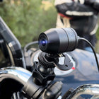 Vantrue F1 4K Dual Motorcycle Dash Cam with 64 GB SD Card-Mileage statistics display trip start time end time average speed maximum speed minimum speed and elevation data