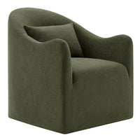 Modway Bardot Slipcovered Linen Blend Accent Chair - Sage-Slipcovered Accent Chair