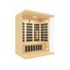 Westinghouse 3-Person Infrared Sauna with Light Therapy - 61" W x 43" D - Yellow Brown-2 X Power supply 120V needs 1 separated plug (120V/20AMP)