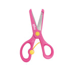 Hilroy Training 5" Scissors With Help System - Blunt Tip - Pink-Maximum safety: The plastic-encapsulated stainless-steel blades reduce the risk of cuts and injuries, making the scissors safer for children and beginners