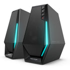 Hecate by Edifier G1500 Bluetooth Multi-Input Gaming Stereo Speakers with RGB Lights - Black-Total RMS: 2.5W x 2 (5W)