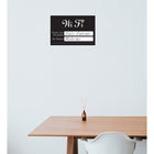 Cosco WiFi Password Sign - 6" x 4" - French Text-4