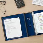 Staples Better Binder - 2" - Blue-D-rings close tightly to allow pages to turn easily