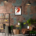 Leo Carlsson Anaheim Ducks - Framed Canvas - 22" x 31"-Officially licensed by the NHL and NHLPA
