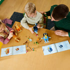 LEGO Bluey Brick-Built Bluey Family-Familiar toys include long dog, a camera, xylophone and Unicorse