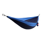 Grand Trunk Double Deluxe Hammock with Straps - Navy / Light Blue-Includes 2 nautical-grade carabiners
