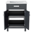 Modway Laguna 24" Bathroom Vanity - Grey/White-8