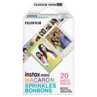 Fujifilm Instax Mini Instant 20-Sheet Film Pack - Macaron/Sprinkles -For use with all Fujifilm Instax Mini cameras and printers 