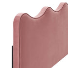 Modway Athena Performance Velvet Full/Queen Headboard - Dusty Rose-Dense Foam Padding