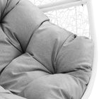 Modway Encase Outdoor Patio Rattan Swing Chair - White Grey-9