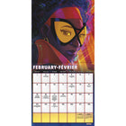 DateWorks 2026 16-Month Wall Calendar - 12" x 12" - Spiderman - Bilingual-Entertainment
