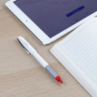 Pentel Floatune Rollerball Pen - 0.8 mm - Red-A Part of Pentel’s exclusive Recycology line of recycled products. 69% of the materials used to create these products were recycled materials.