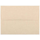 JAM Paper A2 Parchment Invitation Envelopes - 4.375" x 5.75" - Brown Recycled - 50 Pack-Colour: Brown, Envelopes feature a marbled parchment finish for an elegant touch