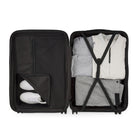 Bugatti The Classic Large Hardside Luggage - Light Grey-With a telescopic trolley handle that adjusts to multiple heights, and reinforced handles on the top and side