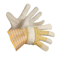 Forcefield "Bud the Spud" Fleece Lined Leather Work Gloves-General purpose, leather, fleece