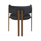 Brassex Bailey Visiting Chair - Set of 2 - Black-Metal frame