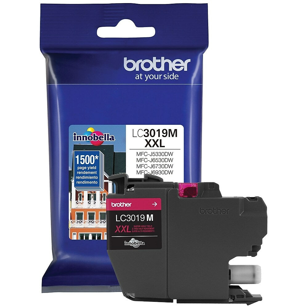 Brother LC3019 Magenta Ink Cartridge, Super High Yield (LC3019MS
