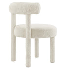 Modway Toulouse Boucle Fabric Dining Chair - Ivory - Set of 2-8