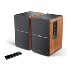 Edifier R1280DB Modern Sound Classic Design Powered Bluetooth Bookshelf Speakers - Brown-Optical and Coaxial digital inputs to enable lossless connection to most TV and computers