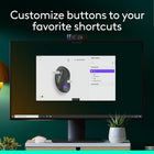 Logitech Signature M650 L Left Wireless Mouse - Graphite-Less noise, more focus: Whether working at the office or at home, Logitech Signature M650 is a quiet mouse, allowing you to enjoy 90 percent less click noise with SilentTouch technology