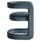 Modway Winslow Performance Velvet Barrel Accent Chair - Cadet Blue-Dense Foam Padding