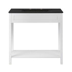 Modway Altura 36" Bathroom Vanity - White/Black-Assembly Required
