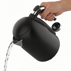 Salton NuRetro Digital 1.7 L Kettle - Midnight Black- Concealed heating element allows for a smooth, easy to clean interior.