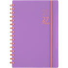 Mead 2027 Small Weekly/ Monthly Planner - 8-1/2" x 6" - Colour Pop Grape - Bilingual-15 months: October 2026 - December 2027 + 3 monthly spreads for January, February and March 2028