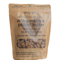 Dexypaws Banana Oat & Peanut Butter Dog Treats-Made in Canada